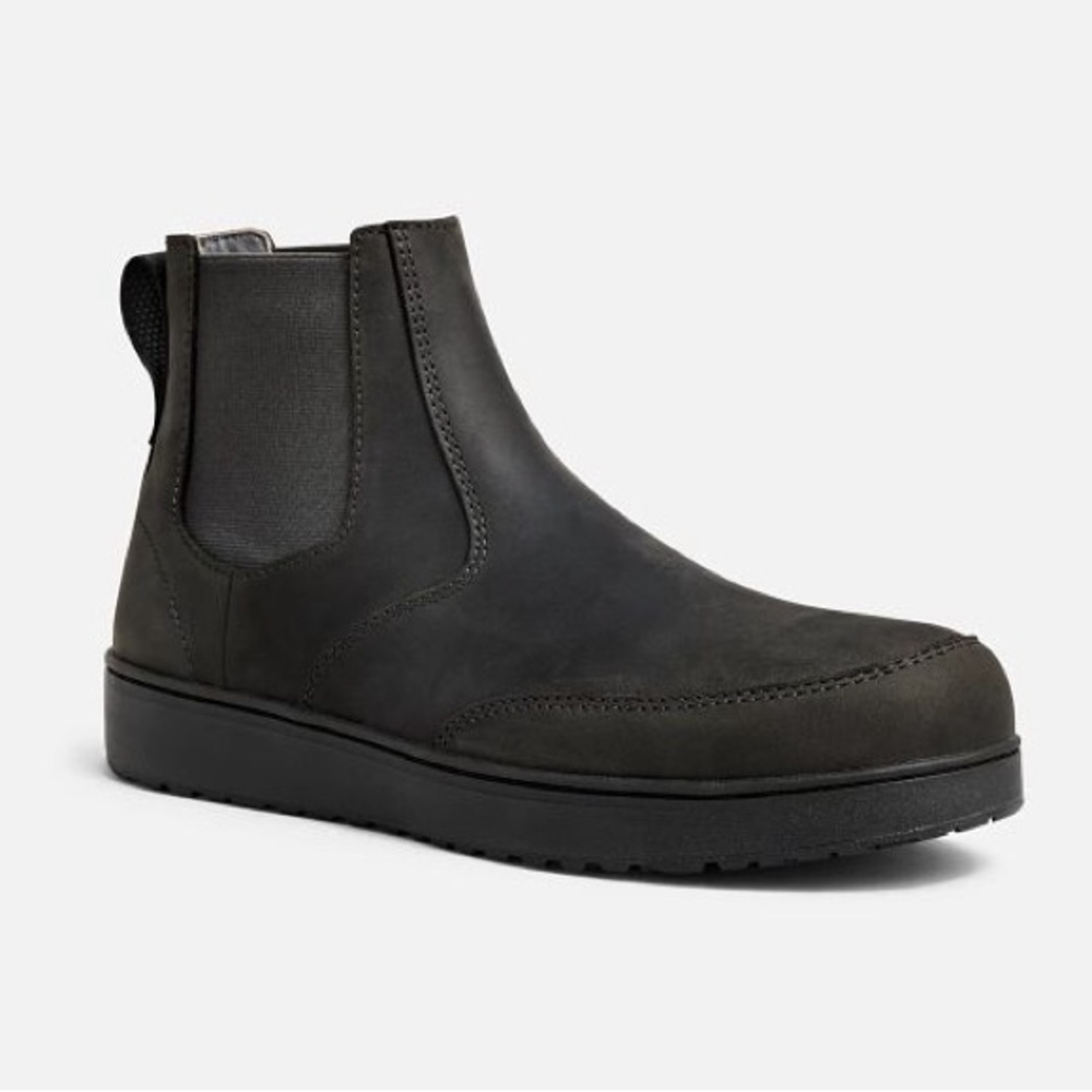 Red Wing Draftsmith 6-Inch Safety Toe Chelsea Boot in Black Size Womens 8
